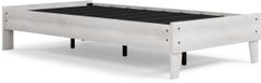 Lit double plateforme Shawburn, blanc et gris charbon, de Signature Design by Ashley®