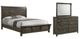 American Wholesale Furniture Cassidy 3-Piece Dark Vintage Gray Queen Bedroom Set-0