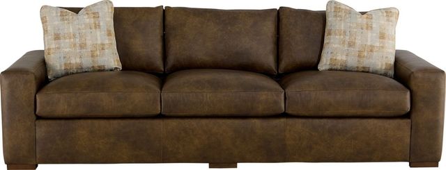 Craftmaster® Customizable CM Leather 3 Over 3 Sofa-1