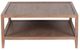 Porter International Designs Lowell Brown Square Coffee Table-1