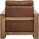 International Furniture Direct Ancora Brown Leather Accent Chair-3