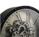 A & B Home Black Roman Numeral Gear Wall Clock-4