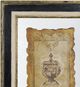 A & B Home Lucian Antiqued Black/Gold Large Sculpture Print-1