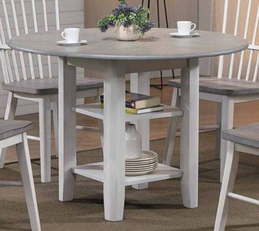 Urban Styles Furniture Newark 5-Piece Almond/Smoke Gray Dining Set-1