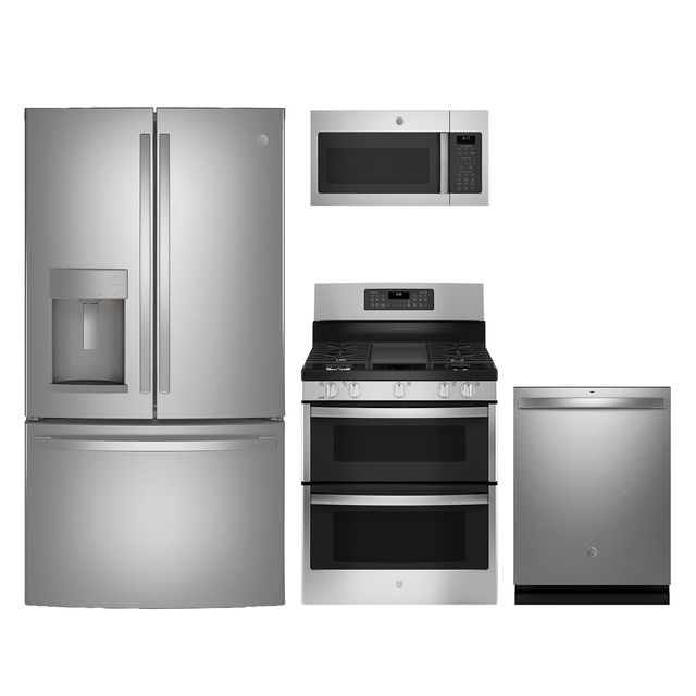 GE 4 Piece Stainless Steel Kitchen Package-0