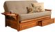 Kodiak Furniture Phoenix Barbados/Linen Stone Full Storage Futon with Mattress-0