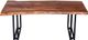 Porter International Designs Manzanita Harvest Coffee Table with Black W Base-1