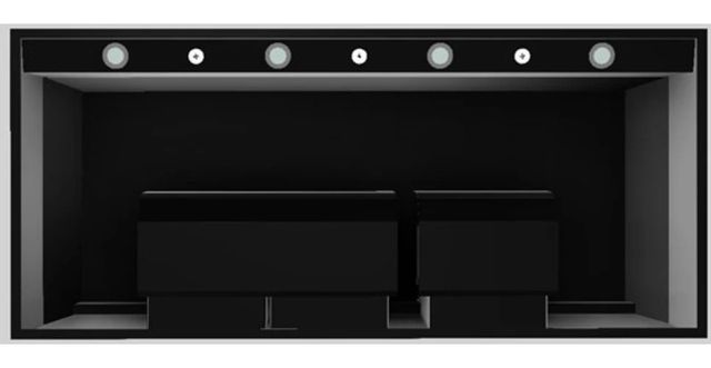 Vent-A-Hood® Designer Series 54" Black Wall Mounted Range Hood-3