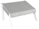 CabanaCoast® Customizable Stellan Aluminum/Natural Fiber Outdoor Ottoman-0