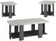 Crown Mark Boris 3-Piece Gray Occasional Table Set-0