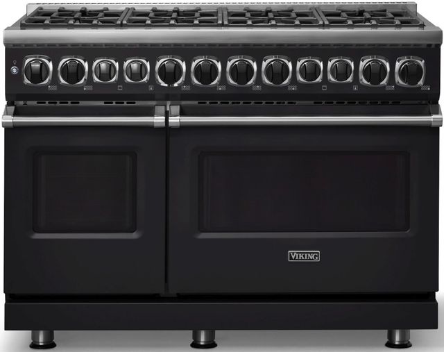 Viking® 7 Series 48'' Onyx Sealed Burner Pro Style Dual Fuel Range-0