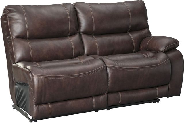 Signature Design by Ashley® Muirfield 3-Piece Mahogany Power Reclining Sectional-1