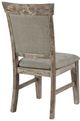 Olliix by INK+IVY Natural/Grey Set of 2 Oliver Dining Chairs-3