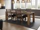 International Furniture Direct Walnut Reddish Brown Dining Table-1