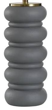 StyleCraft Frosted Charcoal Table Lamp-1