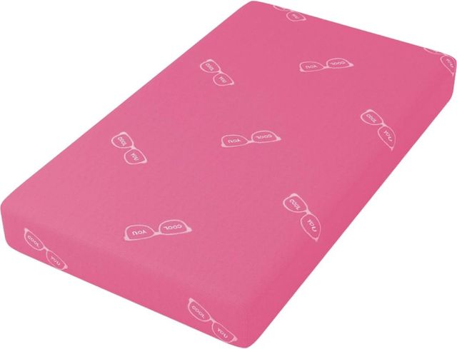 Rize Home 7.5" Hybrid Firm Smooth Top Full Youth Pink Mattress in a Box-0