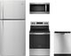 Whirlpool® 4 Piece Stainless Steel Kitchen Package-0