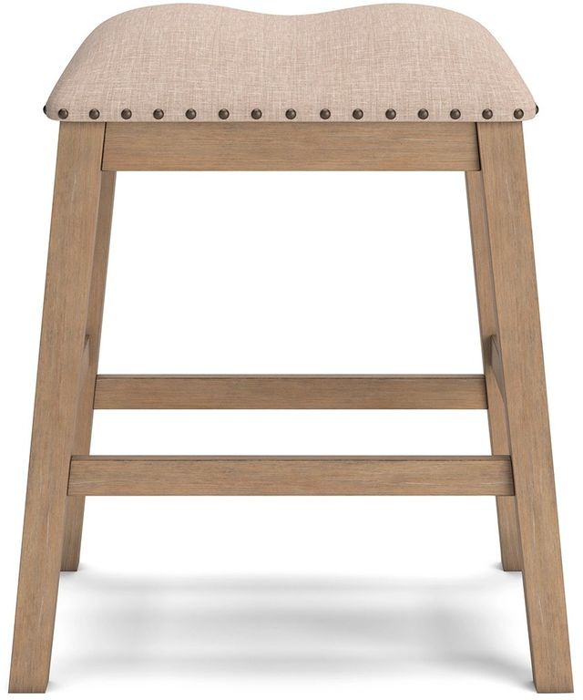 Signature Design by Ashley® Sanbriar Light Brown 24" Counter Stool-2