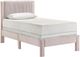 Crown Mark Lucia Pink Twin Platform Bed-0
