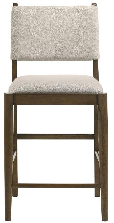 Coaster® Ottowa 2-Piece Brown/Light Tan Upholstered Counter Stool Set-4