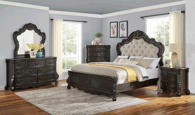 Steve Silver Co. Rhapsody 3-Piece Molasses Queen Bedroom Set-0