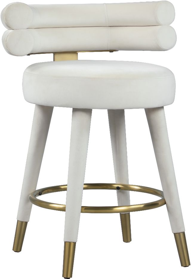 Meridian Furniture Fitzroy Cream Counter Stool-0