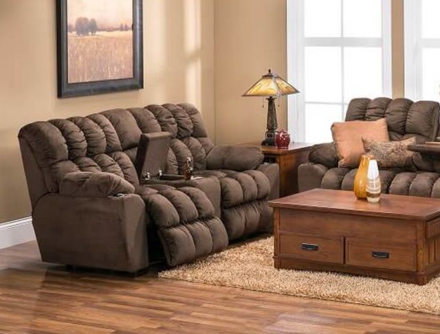 Franklin™ Brayden Alibaba Umber Manual Reclining Loveseat-2