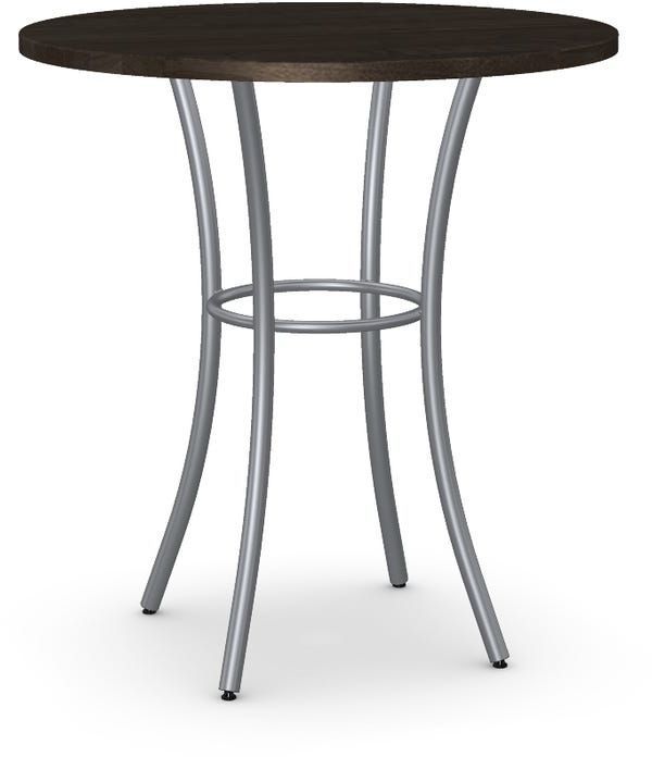 Amisco Lotus Solid Birch Round Counter Table-0