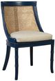 Furniture Classics Spoonback Blue/Brown Dining Side Chair-0