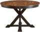 A-America® Stormy Ridge Chicory Dining Table with Slate Black Base-0