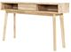 LH Home Gia Light Driftwood Console Table-0