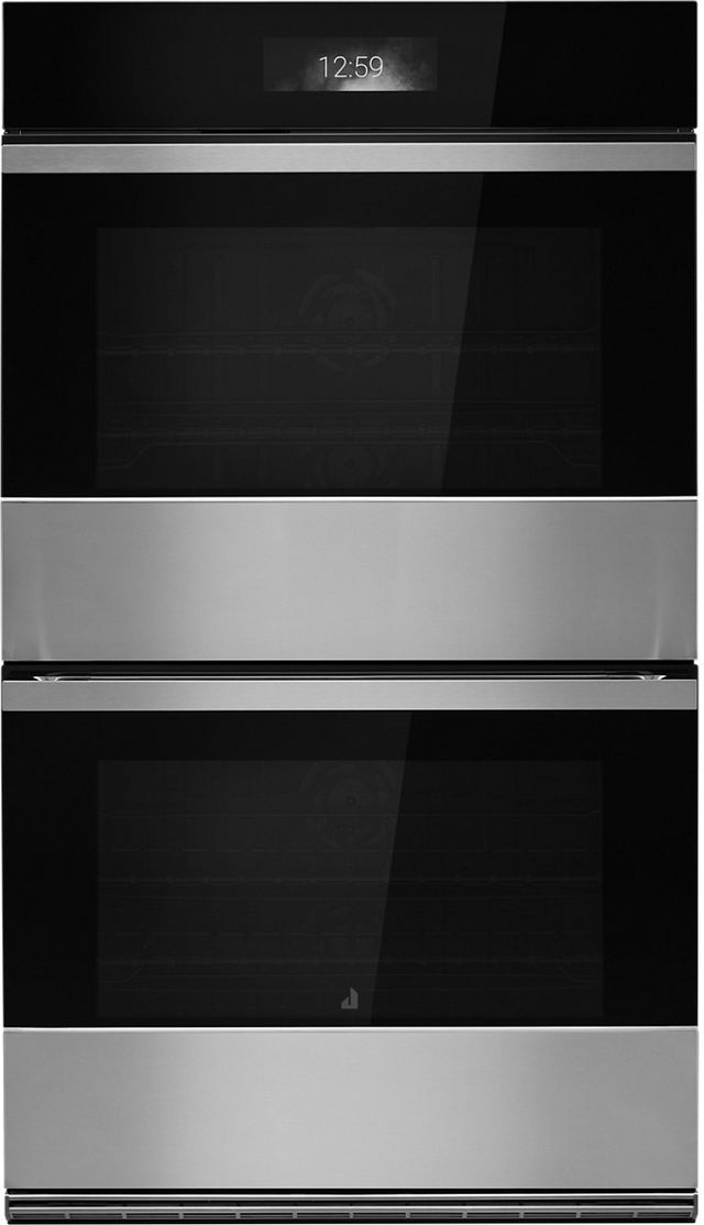 Jennair® NOIR™ 30" Stainless Steel Double Electric Wall Oven with V2™ Vertical Dual-Fan True Convection with Advanced Temperature Precision-0