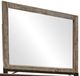 International Furniture Direct Antique Brown Mirror-1