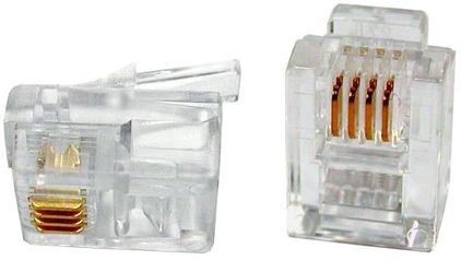 Steren 4C 6x4 RJ11 Modular Plug-0