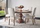 Urban Collections by Yutzy Woodworking Emerson Dark Brown/White Marquette Side Dining Chair-1