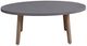 Signature Design by Ashley® Harmony Headlands Gray Wooden Outdoor Oval Cocktail Table with Natural Base-2
