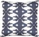 Laura Park Designs Palm Navy 22” x 22” Toss Pillow-1