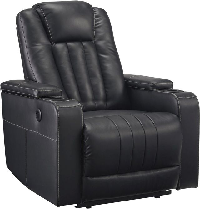 Signature Design by Ashley® Center Point Black Recliner-0