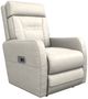 La-Z-Boy® Lennon Ice Leather Power Rocking Recliner with Headrest-0
