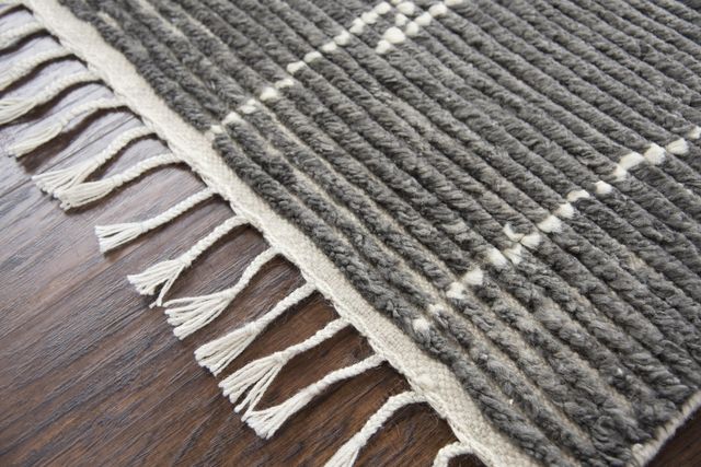 Rizzy Home Berkley Gray 5'6" x 8'6" Rug-3