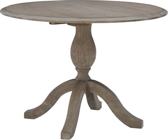 Linon Torino Gray Wash Drop Leaf Dining Table-0