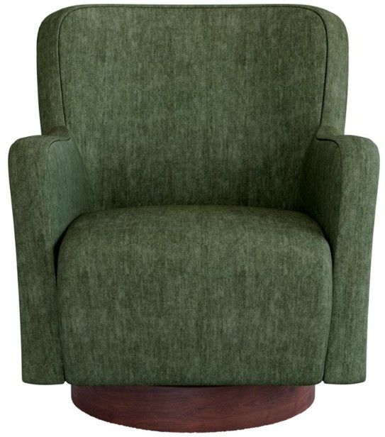 Emerald Home Clara Moss Swivel Chair-2