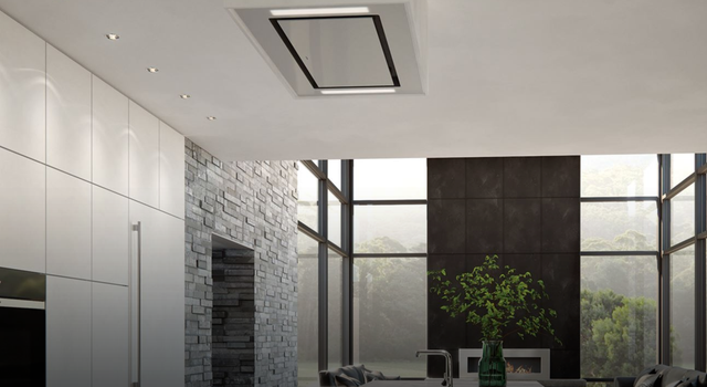 Wolf® 48" White Ceiling Hood-1