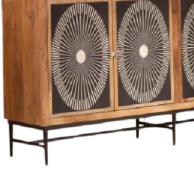 Jaipur Furniture Bone Inlay Dione Brown Sideboard-2