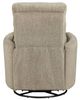 Homelegance® Tinley Brown Manual Swivel Glider Reclining Chair-4