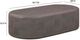 TOV Furniture Suraya Dark Umber 55" Concrete Indoor/Outdoor Coffee Table-2