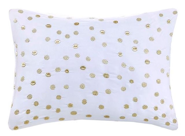 Olliix by Intelligent Design Raina Blush Six Piece Metallic Printed Reversible Daybed Set-2