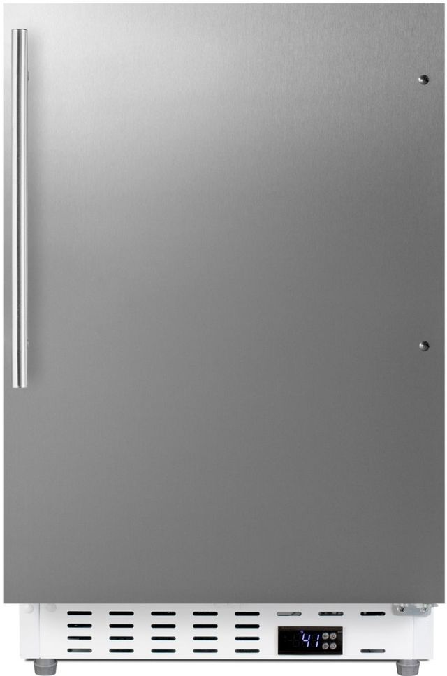 Summit® 3.5 Cu. Ft. Stainless Steel Under The Counter Refrigerator-0