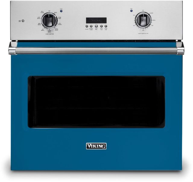 Viking® Professional 5 Series 30" Alluvial Blue Built In Single Electric Select Wall Oven-0