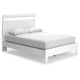 Signature Design by Ashley® Flannia 4-Piece White Queen Panel Platform Bed Set-1